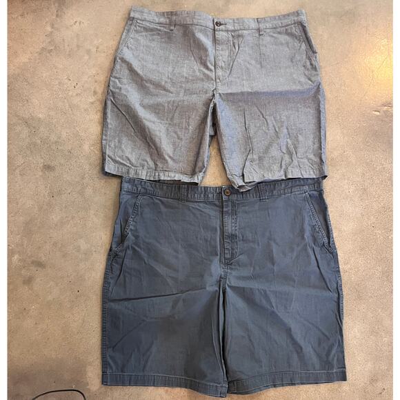 Magellan Outdoors Blue Chino Dockers Chino Shorts bundle Mens plus size 44 - Picture 1 of 7